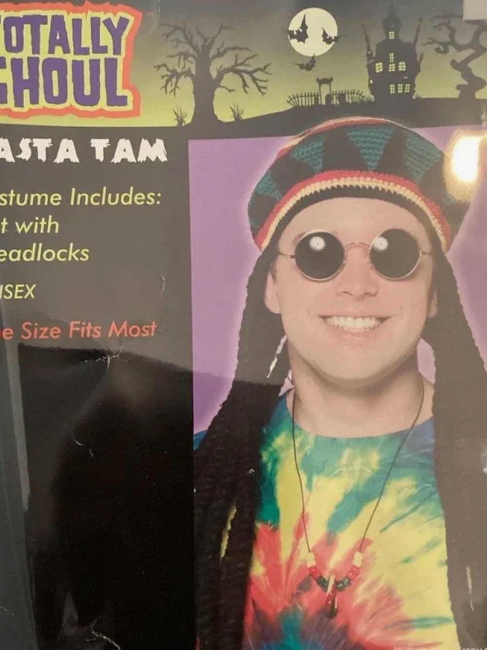 Totally Ghoul Rasta Tam costume. NWT (wg1)